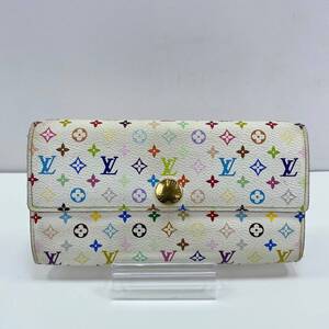 1円 ルイヴィトン Louis Vuitton モノグラム マルチカラー 長財布 ロングウォレット YH367