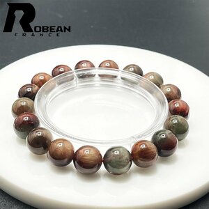 絶賛 EU製 定価8万円★ROBEAN・猫目グリーンルチル★パワーストーン ブレスレット 天然石 原石 綺麗 お守り 11.0-11.6mm 1003k183