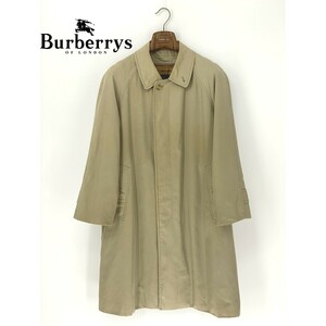 A9796/ビンテージ 90s 訳あり 秋冬 BURBERRY バーバリー コットン ノバチェック ライナー付き ステンカラーコート S程 160 ベージュ メンズ