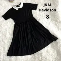 J&M Davidson 【8】 半袖 ギャザースカート ワンピース 清楚 上品