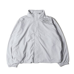 新品 Supreme シュプリーム ジャケット サイズ:L 24AW スペルアウトロゴ トラックジャケット (Spellout Embroidered Track Jacket) グレー