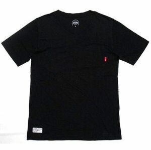 美品 WTAPS BLANK S/S TEE COTTON Mサイズ 半袖 Vネック Tシャツ Black ブラック 111ATDT-CSM07 ダブルタップス