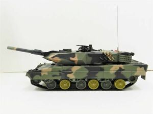 【塗装済み完成品 赤外線バトルシステム付 対戦可能】 HengLong 2.4GHz 1/24 戦車ラジコン ドイツ レオパルト2 A5 3809-1/2