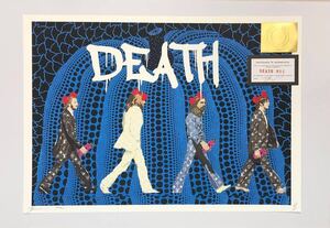 DEATH NYC 現代アート ビートルズ Beatles アビーロード アンディウォーホル ヴィトン アートポスター 草間彌生 かぼちゃ 世界限定100枚