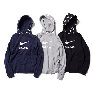 F.C.R.B. PULL OVER STAR HOODY FCRB×NIKE/Bristol/ソフネット F.C.Real Bristolサイズ希少S ブラック 