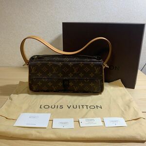 岸170 極美品 1円〜 LOUIS VUITTON ルイヴィトン ヴィトン ヴィバシテMM M51164 モノグラム ショルダーバッグ 保存袋付き 箱