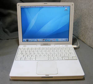 mb709 ibook G4 12インチ A1133 1.33Ghz リストア os10.4.2 最終バージョン 表示不良　 