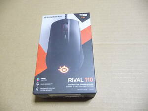 ◆新品 SteelSeries スティールシリーズ ゲーミングマウス Rival 110 62466 [光学式 /有線 /6ボタン /USB/ブラック] 1点限定