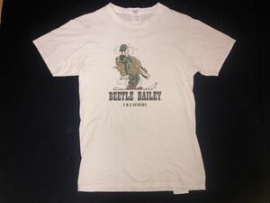 ビンテージ　BEETLE BAILEY ビートルベイリーTシャツ 白色Sサイズ
