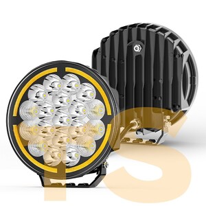 デイライト ホワイト アンバー ジープ タコマ ジムニー 2個 新発売 9インチ 作業灯 LED ワークライト 95W 広角/スポットライト