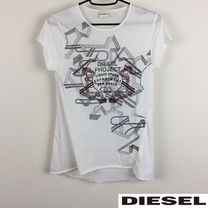 美品 DIESEL ディーゼル 半袖Tシャツ ホワイト サイズXS 返品可能 送料無料