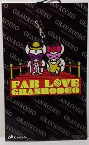 GRANRODEO ラバーストラップ(ロジャー＆ジーナVer.) CD FAB LOVE アニメイト購入特典 郵送無料