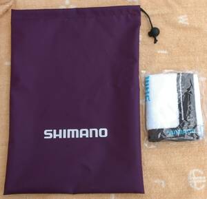 シマノ スイベル付き腰掛けタオル&スタッフバッグ SHIMANOノベルティーグッズ 新品 送料無料