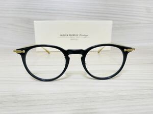 OLIVER PEOPLES オリバーピープルズ 眼鏡フレーム★OV5343D 1005★Marret★チタンフレーム★ブラック ゴールド 未使用 美品★