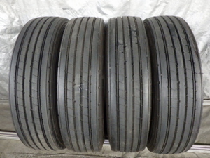 275/80R22.5 151/148J ブリヂストン R173 中古 9.9分山 4本セット サマータイヤ 2023年製