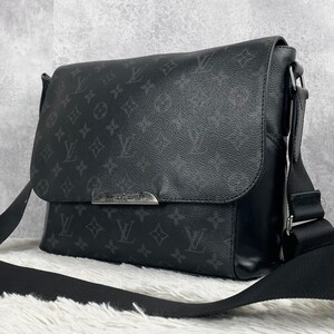 美品 LOUIS VUITTON ルイヴィトン エクリプス モノグラム エクスプローラー メッセンジャー ショルダー クロスボディ 斜めがけ レザー