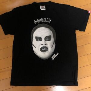 パンクドランカーズ クッキーアイツTシャツ 中古品 Mサイズ ブラック 野性爆弾 