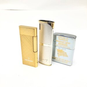 GIVENCHY/Zippo/TRUSSARDI/ライター 3点 おまとめ【DABE5009】