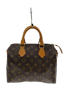 LOUIS VUITTON◆1)スピーディ25_モノグラム・キャンバス_ブラウン/ミニボストン/手提げ/M41528/