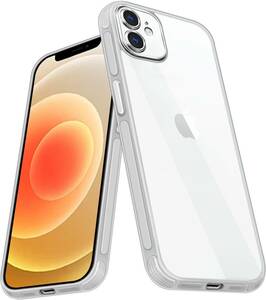 iPhone 12 ケース クリア 耐衝撃 TPU 透明 アイフォン12 薄型 レンズ保護 バンパー カバー 米軍MIL規格取得 