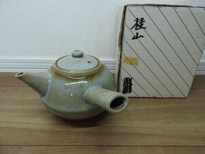 ★☆送料無料/茶道具　煎茶道具　　横手　ボーフラ　急須　桂山　☆★