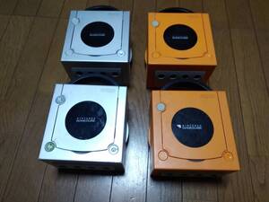 ★☆Nintendo(ニンテンドー)GameCube(ゲームキューブ)ゲームキューブ 本体 4台セット まとめ売り 通電のみ確認 ☆★