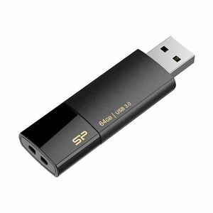 【新品】(まとめ) シリコンパワーUSB2.0フラッシュメモリ Ultima U05 64GB ブラック SP064GBUF2U05V1K 1個 【×