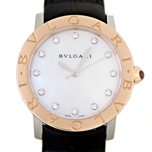 ［銀座店］BVLGARI ブルガリ ブルガリブルガリ 12P ダイヤモンド BBLP33SG 腕時計 レディース DH77197