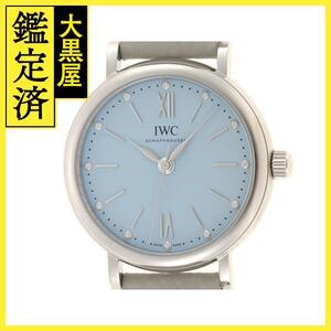 IWC ポートフィノ IW357416 ブルー オートマティック34 12ポイントダイヤ 自動巻き レディース ブルー 【200】