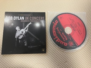 ボブ・ディラン　「BOB DYLAN IN CONCERT BRANDEIS UNIVERSITY　1963」　紙ジャケ