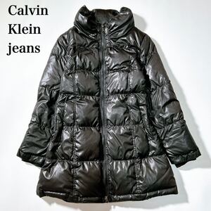 Calvin Klein jeans カルバンクライン ダウンジャケット コート M レディース C112419-34