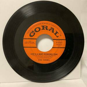 【EP 7インチレコード】Don Cornell 50s60s 視聴 R&R R&B R ockabilly Doo-wop British Invasion Jazz Blues Country Soul