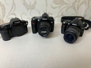 Nikon D70，D40 Canon EOS1000sまとめて3台デジタルカメラ一眼