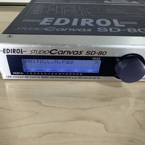 Roland EDIROL STUDIO Canvas SD-80 音源モジュール ローランド