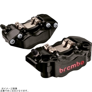 brembo ブレンボ 220.B473.40 GP4-RB ラジアル CNC 4P キャリパー ブラックアルマイト レッドロゴ 左右セット φ30/34 取付ピッチ:108mm