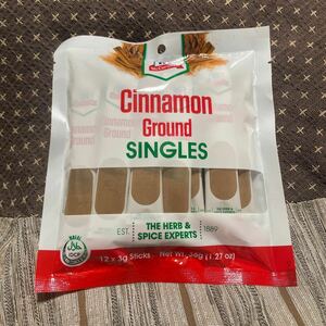 未開封　Cinnamon Ground SINGLES 12×3g 36g シナモンパウダー