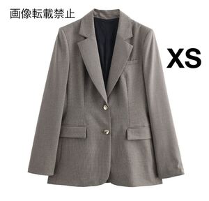 vintage ヴィンテージ レトロ テーラードジャケット ブレザー アウター XSサイズ レディース★ZARA 好きな方に★2024 A/W 秋冬新作 新品★