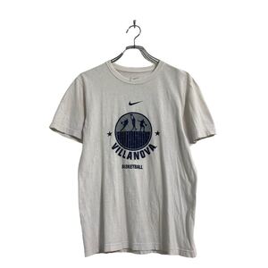 NIKE 半袖 プリント Tシャツ S ホワイト ナイキ バスケ 古着卸 アメリカ仕入 a604-6544