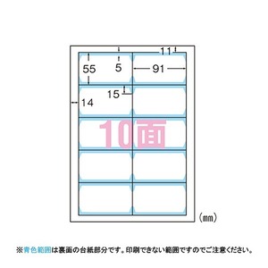 エーワン(A-one) マルチカード 各種プリンタ兼用紙 白無地 A4 クリアエッジ 両面厚口 入数：1パック(100入) 51866(20565)