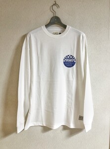 SEVENTY FOUR セブンティーフォー HEAVY T SHIRT L/S 長袖Tシャツ ロンT カットソー チェッカーフラッグ【L】新品 ホワイト 白