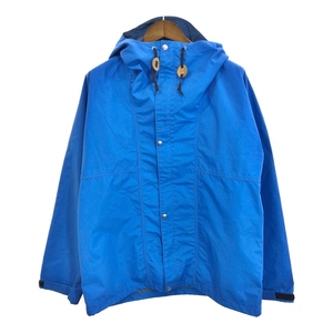 70年代 THE NORTH FACE ノースフェイス ナイロン マウンテンパーカー アウトドア 茶タグ ブルー (メンズ L) 中古 古着 R8316