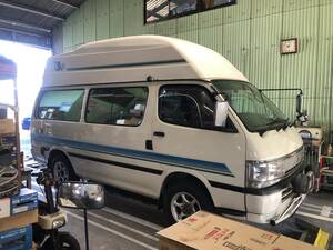 ☆ 検R7/12 平成5年 ハイエースバン 2.8D 4WD AT YMS ヨコハマモーターセールス RVワゴン 走行約14万km ☆