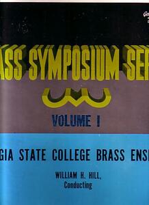 Brass SymposiumSeriesVol.1ジョージア州大学ブラスアンサンブル