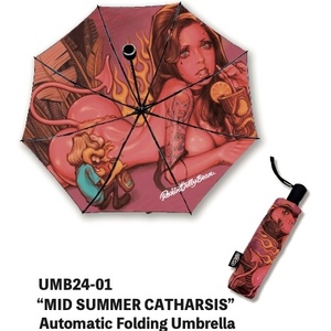 RockinJellyBean 傘 ロッキンジェリービーン Erostika Automatic Folding Umbrella MID SUMMER CATHARSIS カサ