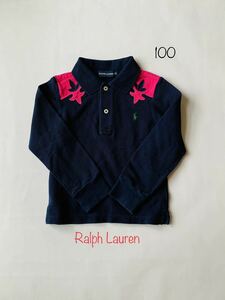 RALPH LAUREN ラルフローレン ナイガイ　ポロシャツ　長袖　長袖ポロシャツ　100 春 POLO ポロ