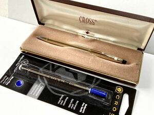 【超美品】CROSS クロス クラシックセンチュリー 10金張 ボールペン 純正リフィル付