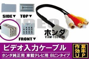 外部入力 VTR ケーブル コード 車 ホンダ HONDA VXM-155VFNi 対応 入力 車載テレビ用 8ピンタイプ