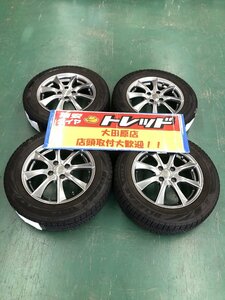 大田原店★中古タイヤホイールSET4本★LEBEN★ブリヂストン VRX2 ★185/65R15★2022年製★アクア/アリオン/シエンタ/ノート/デミオなど