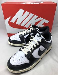 ■未使用 Nike WMNS Dunk Low Vintage Black and White Panda ナイキ ウィメンズ ダンク ロー ヴィンテージ パンダ FQ8899-100 ●240127