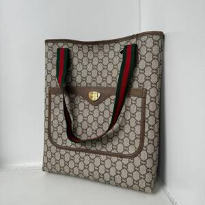 NO/Vintage vintage GUCCI plus〈ヴィンテージグッチプラス〉トートバッグ ブラウン